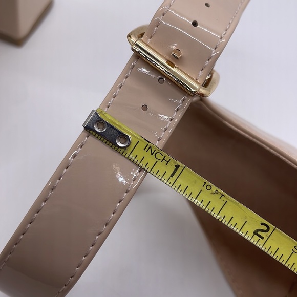 Nude patent ankle strap heels size 9 1/2 - Picture 12 of 13